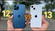 BEDA SEJUTAAN AJA‼️ Mending iPhone 12 Pro Max atau iPhone 13 di tahun 2024?? 🤔