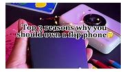 Here are the 3 reasons to own a flip phone 😎 #samsung #FlipPhone #ZFlip #GalaxyZFlip4 #smartphone #tech #gadgets #nepal #GadgetsInNepal | Gadgets In Nepal