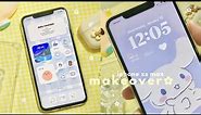 iphone xs max makeover in 2023 🐳🧸 | lock screen, widgets, & new accessories