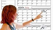 Large Wall Calendar Dry Erase 3 Month,36x24 Jumbo Undated Quarterly White Board Calendar For Medium Office,Giant Reusable Laminated 90 Days Planner,Big Multi Months Planning Poster