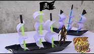DIY pirateship - how to make Paper pirateship | origami |easy paper craft