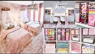 EXTREME GIRLS BEDROOM MAKEOVER | ULTIMATE Organizing + DIY Decorating Ideas on A BUDGET