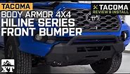 2016-2021 Tacoma Body Armor 4x4 HiLine Series Front Bumper Review & Install