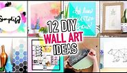 12 EASY Wall Art Ideas