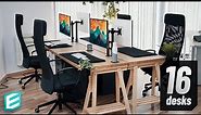IKEA Desk Setup 2023 - 16 DESKS Makeover!