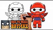 How to Draw Baymax | Big Hero 6 (Art Tutorial)