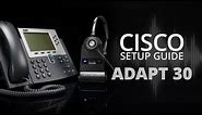 Compatible Cisco Wireless Headset Setup Guide: Discover Adapt 30