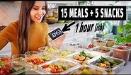 Healthy Weight Loss Meal Prep - Done in 1 Hour