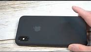 Official iPhone XS Max Silicone Case - Black Review