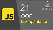 JavaScript Beginners Tutorial 21 | OOP | Encapsulation with example