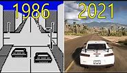 Evolution of Open World Driving Games 1986-2021