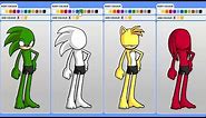 How to make Sonic Characters with Furry Doll Maker