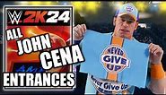 WWE 2K24 All John Cena Entrance Cinematics