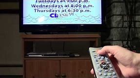 How to program your Entone remote control.