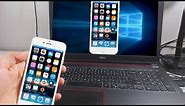 How to project your IPhone onto your computer FREE!