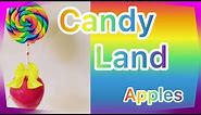 Inspired Rainbow CANDY LAND Candy Apples