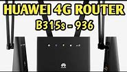 HUAWEI LTE CPE B315 4G ROUTER setup & configuration Unboxing and setup of a Huawei B315 router #56