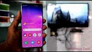 How to do screen mirroring in Samsung Galaxy S10 Plus