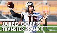NFL QB Jared Goff Pranks Unsuspecting College Football Team