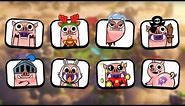 ALL Hog Emotes In Clash Royale!