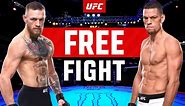 Nate Diaz vs Conor McGregor 1 | FREE FIGHT | UFC 279