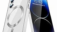 LEMAXELERS Magnetic Case for Samsung Galaxy S20 Ultra Compatible with MagSafe Wireless Charging [Non Yellowing] Slim Soft TPU Anti-Scratch Cover for Samsung Galaxy S20 Ultra, Silver YY