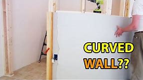 How I built my first curved wall - spoiler, it turned out great!
