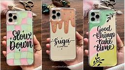 7 Ideas To Customize Your Clear Phone Case 📱 | Creative Phone Case | NhuanDaoCalligraphy