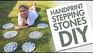 How to Make Handprint Stepping Stones | FUN DIY with Kids