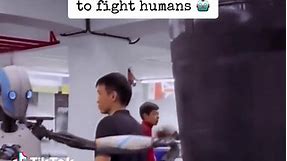Robots are trained to fight humans 🤖🤜 #robots #airobot #viral #futurerobot #robotfight #shorts