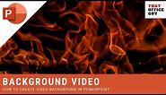 How to Create Video Background in PowerPoint [Motion Background for PowerPoint]