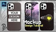 Create iPhone Case mockup | Photoshop Mockup Tutorial