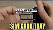 How to Install a SIM Card to Samsung Galaxy A05