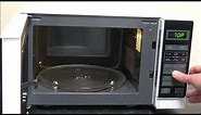 Sharp R272 Solo Microwave Demonstration and Explanation