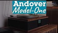 Andover Audio Model-One turntable with built-in speakers and Bluetooth | Crutchfield