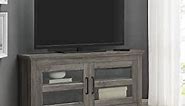 New 44 Inch Corner Television Stand - Grey Wash Color