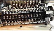 Inside a mechanical calculator