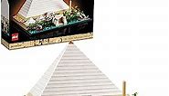 LEGO Architecture Great Pyramid of Giza Set 21058, Home Décor Model Building Kit, Creative DIY Activity, Famous Landmarks Collection