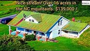 North Carolina Farmhouse For Sale | $139k | 16+acres | North Carolina Cheap Farms For Sale