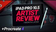 iPad Pro 2017 10.5 Artist Review: 1 Month Later +Procreate 4