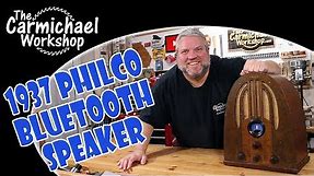 Convert a 1937 Philco Radio into a Bluetooth Speaker - The Easy Way!