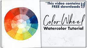 How to paint a color wheel and what you learn from it!