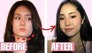How I Fixed My UNEVEN Face Naturally [Celebrity Diet&Massage 🔥]