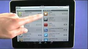 Browsing the iPad App Store