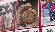 🍪 NEW Double Chocolate Chunk Cookie at the Costco Food Court! These all butter cookies are absolutely incredible! 🤤 They’re served warm and are literally HUGE! They’ve replaced the churro, your thoughts on this? 🤔 ($2.49) #costco #chocolatechipcookie #costcofinds