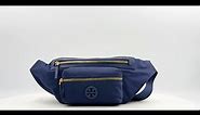 Tory Burch Nylon Belt Bag in Navy | 196133458785