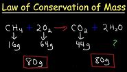 Law of Conservation of Mass - Fundamental Chemical Laws, Chemistry