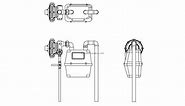 Gas Meter - Free CAD Drawings