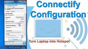 Connectify Configuration- Turn Laptop into Hotspot 🔥🔥🔥