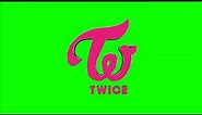 Twice Logo Green Screen